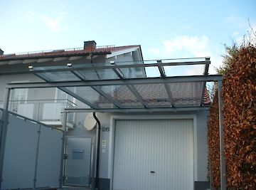 Vordächer Dach mit Glas